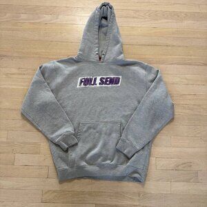 Nelk Boys Full Send Grey Hoodie mens size medium